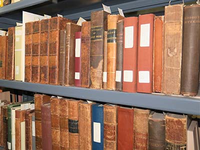 Shelf of books